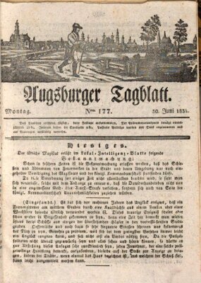 Augsburger Tagblatt Montag 30. Juni 1834