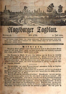 Augsburger Tagblatt Mittwoch 2. Juli 1834