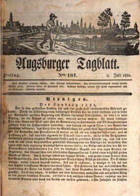 Augsburger Tagblatt Freitag 4. Juli 1834