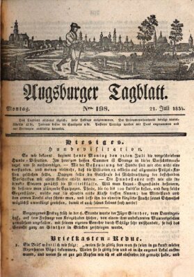 Augsburger Tagblatt Montag 21. Juli 1834