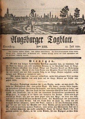 Augsburger Tagblatt Dienstag 22. Juli 1834