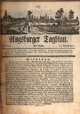 Augsburger Tagblatt Freitag 15. August 1834