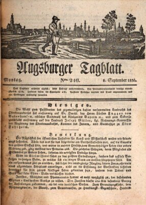 Augsburger Tagblatt Montag 8. September 1834