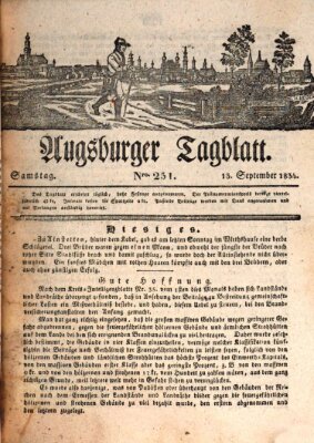 Augsburger Tagblatt Samstag 13. September 1834