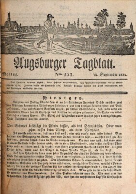 Augsburger Tagblatt Montag 15. September 1834