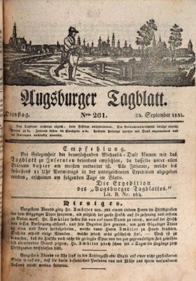 Augsburger Tagblatt Dienstag 23. September 1834