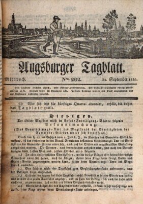 Augsburger Tagblatt Mittwoch 24. September 1834