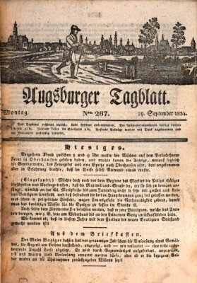 Augsburger Tagblatt Montag 29. September 1834