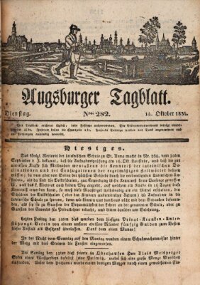 Augsburger Tagblatt Dienstag 14. Oktober 1834