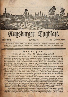 Augsburger Tagblatt Mittwoch 29. Oktober 1834