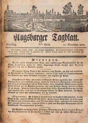 Augsburger Tagblatt Freitag 14. November 1834