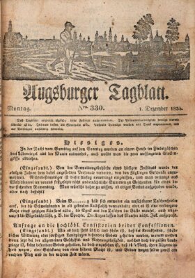 Augsburger Tagblatt Montag 1. Dezember 1834