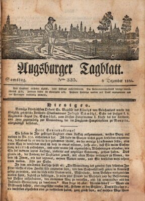 Augsburger Tagblatt Samstag 6. Dezember 1834