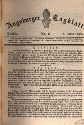 Augsburger Tagblatt Dienstag 6. Januar 1835