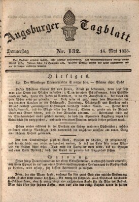 Augsburger Tagblatt Donnerstag 14. Mai 1835