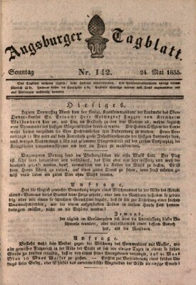 Augsburger Tagblatt Sonntag 24. Mai 1835