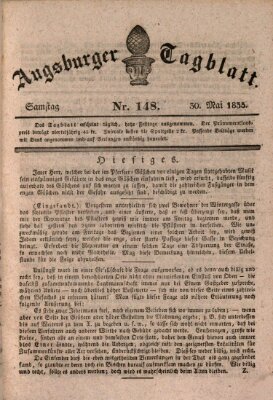 Augsburger Tagblatt Samstag 30. Mai 1835