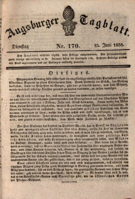 Augsburger Tagblatt Dienstag 23. Juni 1835