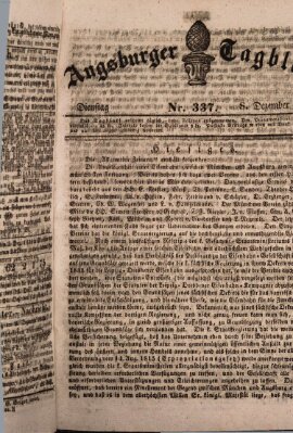 Augsburger Tagblatt Dienstag 8. Dezember 1835