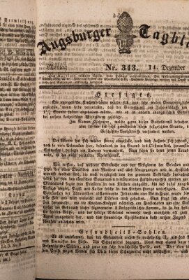 Augsburger Tagblatt Montag 14. Dezember 1835