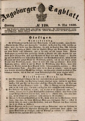 Augsburger Tagblatt Sonntag 8. Mai 1836