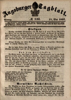 Augsburger Tagblatt Montag 15. Mai 1837