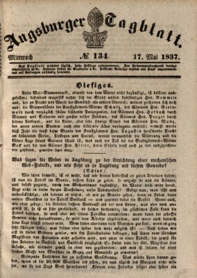 Augsburger Tagblatt Mittwoch 17. Mai 1837