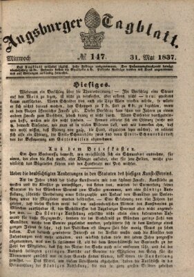 Augsburger Tagblatt Mittwoch 31. Mai 1837