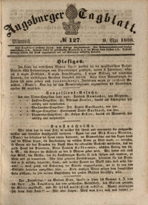Augsburger Tagblatt Mittwoch 9. Mai 1838