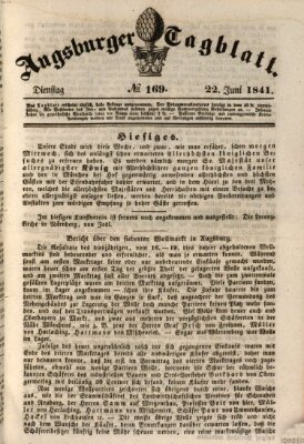 Augsburger Tagblatt Dienstag 22. Juni 1841