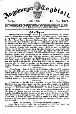 Augsburger Tagblatt Dienstag 14. Juni 1842