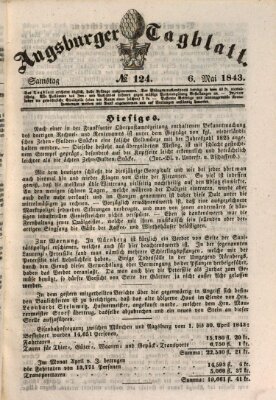 Augsburger Tagblatt Samstag 6. Mai 1843