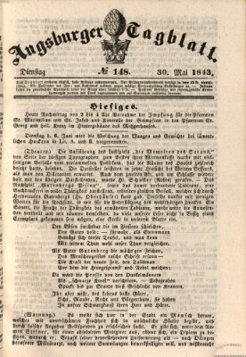 Augsburger Tagblatt Dienstag 30. Mai 1843