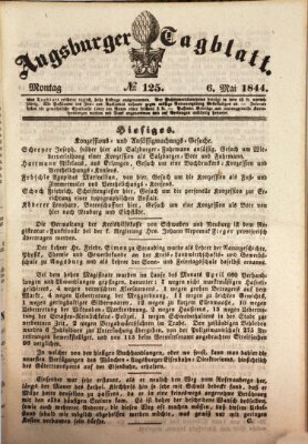 Augsburger Tagblatt Montag 6. Mai 1844