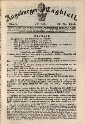 Augsburger Tagblatt Montag 27. Mai 1844