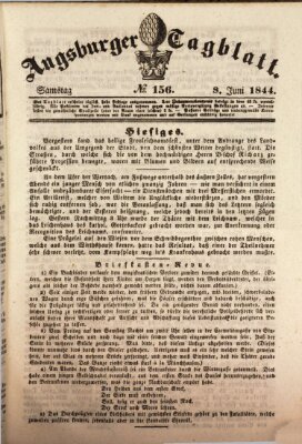 Augsburger Tagblatt Samstag 8. Juni 1844