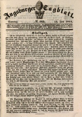 Augsburger Tagblatt Samstag 15. Juni 1844