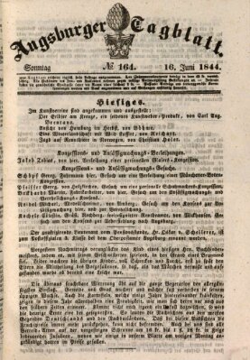 Augsburger Tagblatt Sonntag 16. Juni 1844