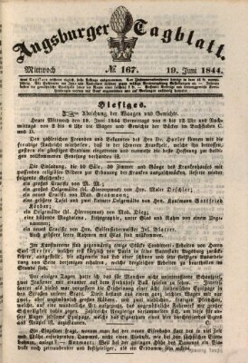 Augsburger Tagblatt Mittwoch 19. Juni 1844