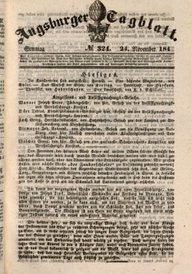 Augsburger Tagblatt Sonntag 24. November 1844