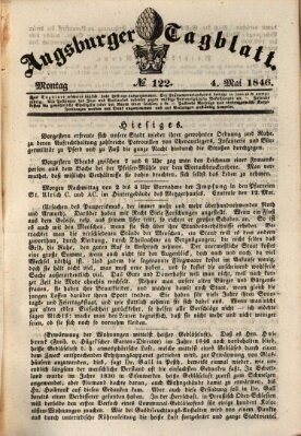 Augsburger Tagblatt Montag 4. Mai 1846