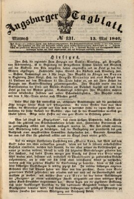 Augsburger Tagblatt Mittwoch 13. Mai 1846