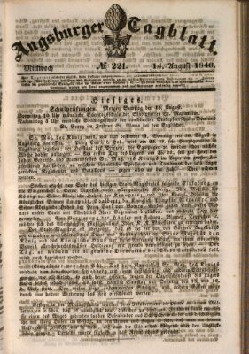 Augsburger Tagblatt Freitag 14. August 1846