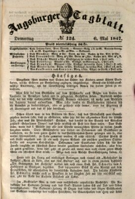 Augsburger Tagblatt Donnerstag 6. Mai 1847