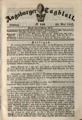 Augsburger Tagblatt Samstag 29. Mai 1847