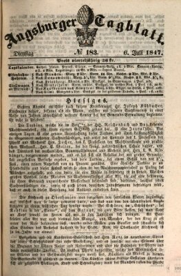 Augsburger Tagblatt Dienstag 6. Juli 1847