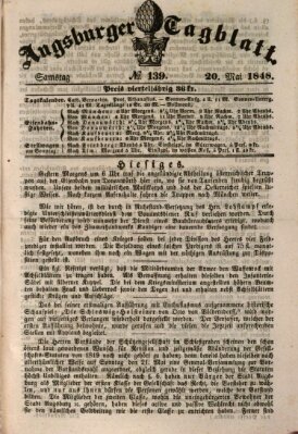 Augsburger Tagblatt Samstag 20. Mai 1848