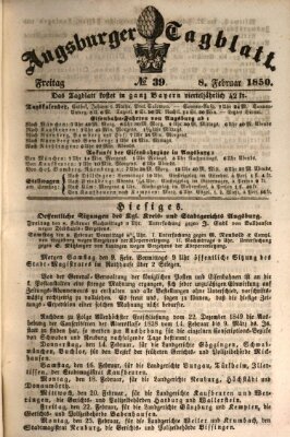 Augsburger Tagblatt Freitag 8. Februar 1850