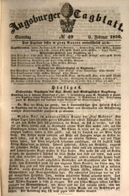 Augsburger Tagblatt Samstag 9. Februar 1850