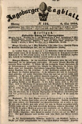 Augsburger Tagblatt Montag 6. Mai 1850